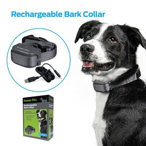lot 5192 image: Premier Pet Rechargeable Bark Collar Discourages Barking & Whining for All Size Dogs, Rechargeable, Adjustable, Waterproof, Gentle Static Correction, Low Battery Indicator, No Programming Required
