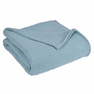 lot 5201 image: Elite Home Grand Hotel Waffle Knit Cotton King Blanket Bedding