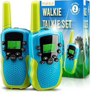 lot 2504 image: Walkie Talkies for Kids - 22 Channels - 3 Miles Range Kids Walkie Talkie for Kids  Walkie Talkie Kids Toys for Kids  Girl Toys for Girls Toys  Boy Toys for Boys Toys  Kids Walkie Talkies 2 Pack