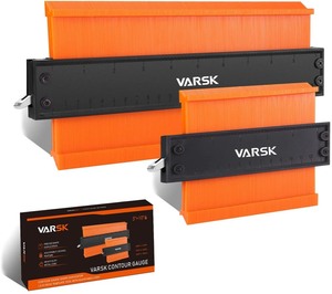 lot 2511 image: VARSK Contour Gauge (510 Inch Lock) Profile Tool, Unique Birthday Gifts for Men Husband Boyfriend Dad Father DIY Handyman, Tools for Men, Home Improvement Woodworking Gadgets Tools