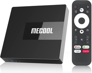 lot 2521 image: Android TV Box 11.0, MECOOL KM7 Smart TV Box Google Certified Amlogic S905Y4 2GB 16GB Support 2.4G5G WiFi Bluetooth 5.0 4K HDR AV1, Smart Set Top Box Google Assistant