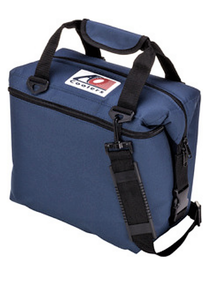 lot 2524 image: Beka. Medium Size Soft Cooler Dark Blue with Smaller Cooler Included