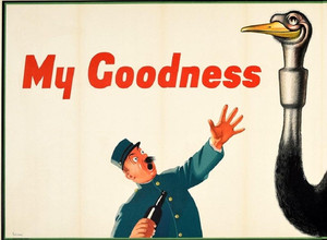 lot 2525 image: My Goodness My Guinness Poster With Frame
