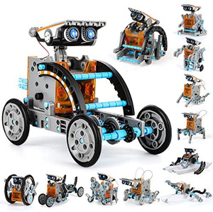 lot 2532 image: Lucky Doug 12-in-1 STEM Solar Robot Kit Toys Gifts for Kids 8 9 10 11 12 13 Years Old, Educational Building Science Experiment Set Gifts for Kids Boys Girls