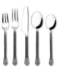lot 2558 image: Gourmet Settings Avalon 20-Piece Flatware Set