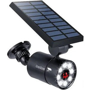 lot 2559 image: Solar Motion Sensor Lights Outdoor Aluminum, LED Spot Lights 1400LM 9-Watt(130W Equ.) Solar Flood Security Lights for Garden Driveway Patio, 2-Year Battery Life,100-Week 100% Replacement Guarantee