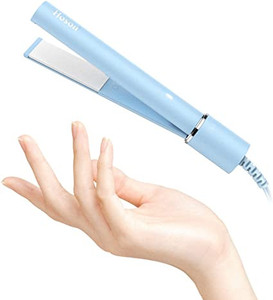 lot 2560 image: Hoson Mini Hair Straightener, Small Flat Irons for Short Hair, Travel Flat Iron for Bangs(Baby Blue)