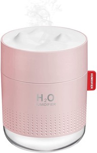 lot 2580 image: Portable Mini Humidifier 500ml Pink