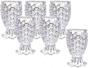 lot 2617 image: King International 2 Oz Shot Glass, Pineapple Heavy Base Shot Glass Set, Whiskey Shot Glass 6-Pack Perfect for Wine Tasting, Tequila, Shooter, Cocktail Pourer, Jigger-clear glass shot glasses-60ml