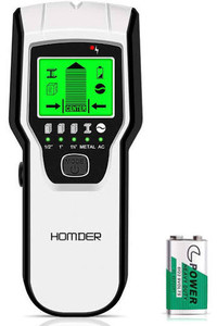 lot 2668 image: Stud Finder Wall Scanner 5 in 1 Upgraded Electronic Wall Scanner with Battery for Wood Metal and AC Wire Detection,HD LCD Display and Audio Alarm