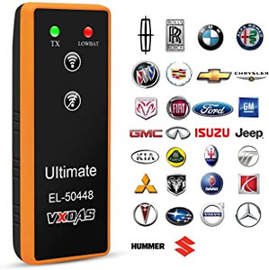lot 2691 image: VXDAS TPMS Relearn Tool for GM Jeep F150 Toyota NissanHondaMazdaBMW Series Vehicles Ultimate EL-50448 Universal Tire Pressure Monitor Sensor TPMS Reset Activation Tool 2021 Edition