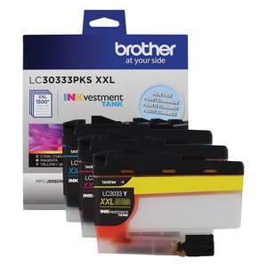lot 2709 image: Brother - LC30333PKS XXL Super High-Yield INKvestment 3-Pack Ink Cartridges