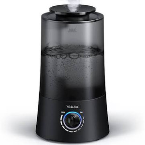 lot 2730 image: Humidifiers for Bedroom - 4L Cool Mist Humidifier Top Fill Oil Diffuser Quiet Ultrasonic Humidifiers for Home Large Room with Adjustable 360° Rotation Nozzle, Auto Shut-Off, Humidifiers for Baby