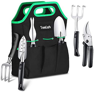 lot 2753 image: TomCare Garden Tools Set 7 Piece Gardening Tools Gardening kit