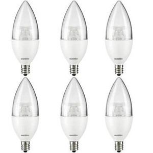 lot 2773 image: Sunlite 40311-SU LED B11 Torpedo Tip Chandelier Light Bulb, 7 Watt (60W Equivalent), 27K - Warm White, Dimmable, Candelabra Base (E12), 500 Lumen, Energy Star Compliant, ETL Rated, Clear 6 Pack