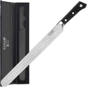 lot 2803 image: CUTLUXE Slicing Carving Knife �� 12 Brisket Knife �� Forged High Carbon German Steel �� Full Tang & Razor Sharp �� Ergonomic Handle Design �� Artisan Series