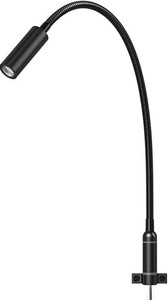 lot 2805 image: Agese Wall Mouned Reading Lamp Wall Sconces Touch Switch OnOffDim CREE LED 3W Include AC Adaptor Bedrooms Headboard for Reading Books in Bed (Black)