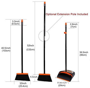 lot 2814 image: Broom and DustpanDustpan with Broom Combo with 52 Long Handle
