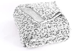 lot 2819 image: Pleasant Boulevard  Leopard Throw Blanket Fleece