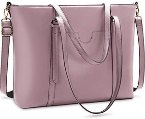 lot 2840 image: Laptop Bag for Women Lightweight Leather Work Tote Waterproof