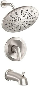 lot 2864 image: EMBATHER Shower Faucet Set with Tub Spout,Dual Function Shower Trim Kit