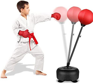 lot 2869 image: Rovtop Kids Punching Bag for Kids - Boxing Set with Thicker PVC Punching Bag