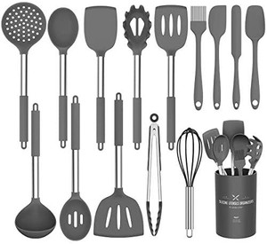 lot 2871 image: Silicone Cooking Utensil Set,Umite Chef Kitchen Utensils 15pcs