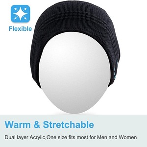 lot 2876 image: Rotibox Bluetooth Beanie Hat Wireless Headphone for Outdoor Sports