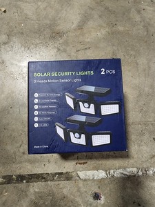 lot 2882 image: Solar Security Lights (Set of 2)