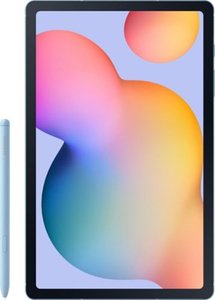 lot 1603 image: $$ Samsung - Galaxy Tab S6 Lite - 10.4 - 128GB - Angora Blue - Retail $350