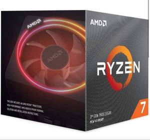 lot 1607 image: $$ AMD Ryzen 7 3700X 8-Core, 16-Thread Unlocked Desktop Processor with Wraith Prism LED Cooler - Retail $360