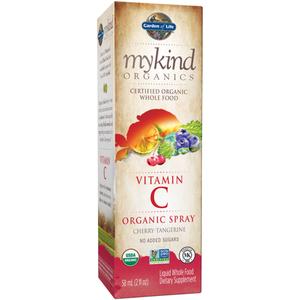 lot 4556 image: Lot of 3 - Garden of Life mykind Organics Organic Amla Vitamin C, Cherry-Tangerine Spray, 2oz Liquid