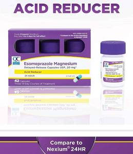lot 4557 image: Quality Choice Esomeprazole Magnesium, 20 mg 42 ct