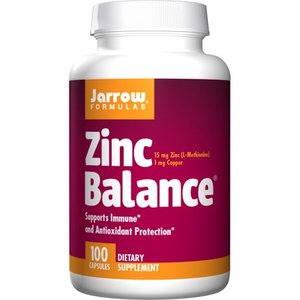 lot 4561 image: Jarrow Formulas Zinc Balance 15 mg, Supports Immune and Antioxidant Protection, 100 Caps
