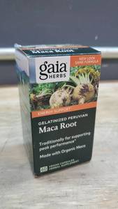 lot 4568 image: Gaia Herbs Maca Root, 60 ea Vegan Capsules