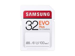 lot 4576 image: Samsung - EVO Plus SDXC Full size SD Card 32GB (MB-SC32H) With 3 BONUS USB Adapters