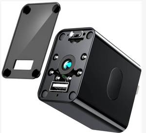 lot 4589 image: Real 1080P Full Hidden Camera Charger, KINGDANS Night Vision Spy Camera Hidden Camera, Motion Detection Spy Cam, IR-Cut Nanny Cam Hidden Camera, 160° Wide Angle No WiFi Hidden Spy Security Camera