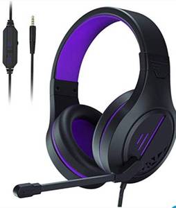 lot 4610 image: Anivia Stereo PC Gaming Headset compatible with PS4PS5, Noise Cancelling Over Ear Headphones with Mic for Xbox One Headsets with Soft Memory Earmuffs for Nintendo NESLaptopMacPS3