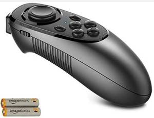 lot 4611 image: VR Remote Controller Gamepad Bluetooth Control VR Video, Game, Selfie, Flip E-bookPPTNook page, Mouse, in Virtual Reality Headset PC Tablet laptop iPhone Smart Phone