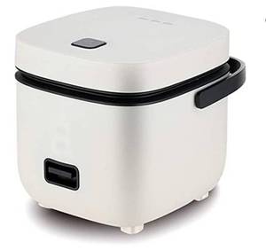 lot 4636 image: Rice Cooker Steamer with Removable Non-stick Pot, Mini Rice Cooker for 1-2 People, 4 cups Uncooked, 1.2L Rice Cooker Small, Ideal for Stews, Soups, Porridge, Grains, Oatmeal, White