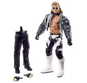 lot 4645 image: WWE Wrestlemania 37 Elite Collection Shawn Michaels Action Figure with Entrance VestSunglasses and Paul Ellering and Rocco BuildAFigure Pieces6 in Posable Collectible Gift for WWE Fans