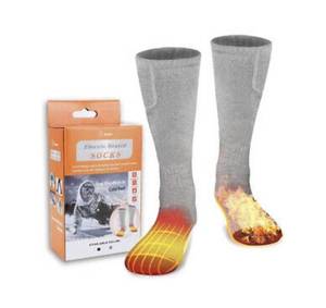 lot 6015 image: M.Jone Electric Heating Socks Battery Heated Winter Warm Cotton Socks
