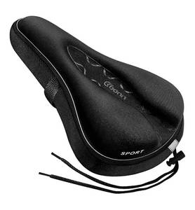lot 6021 image: OKBONN Bike Seat Cushion,Comfortable Bicycle Saddle Cover with Memory Foam,Soft Bike Seats Cushion for Women Men Comfort-Fits Mountain,Spin, Stationary, Cruiser Bikes, Indoor&Outdoor Cycling