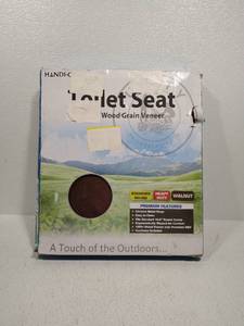 lot 6810 image: Wooden Toilet Seat