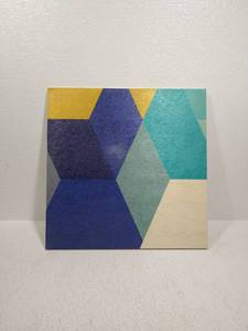 lot 6819 image: Wooden Square Painting