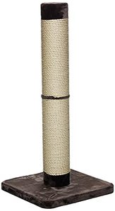 lot 6876 image: MidWest Homes for Pets Cat Scratching Post  Forte Huge Cat Scratching Post wExtra-Durable Sisal Wrap, Brown & Tan, Giant XXL Cat Post