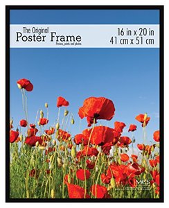 lot 6879 image: MCS 65534 Original Poster Frame, 16 x 20 Inch, Black