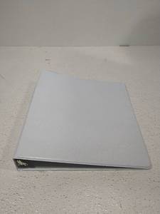 lot 6884 image: 1.5 inch white binder, slightly torn