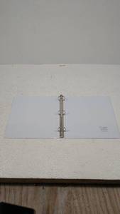 lot 6949 image: white 3 ring binder