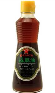 lot 11444 image: Kadoya Pure Sesame Oil, 11-Ounce Bottle (Pack of 3)
